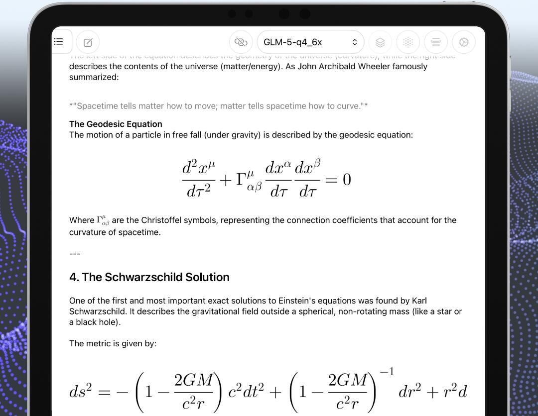 Markdown rendering with LaTex example
