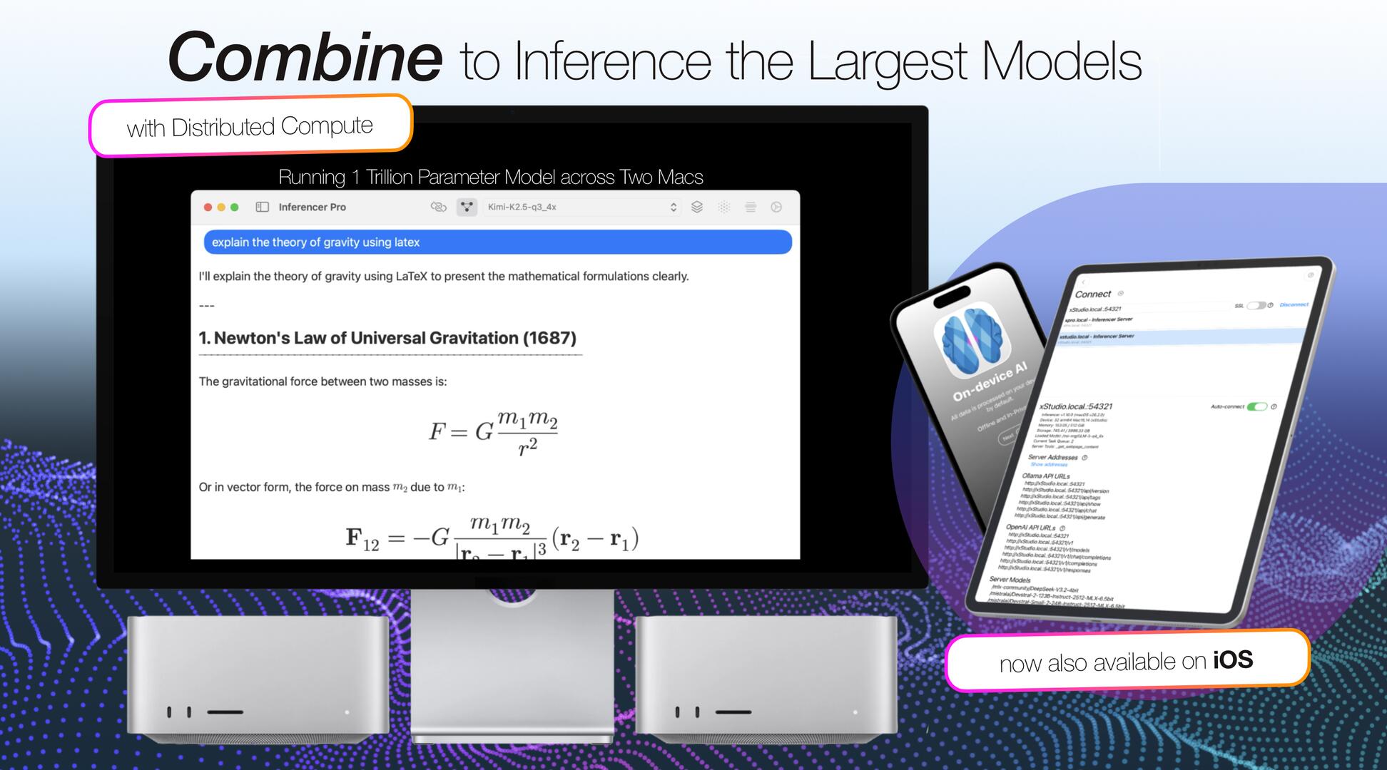 Distributed inference