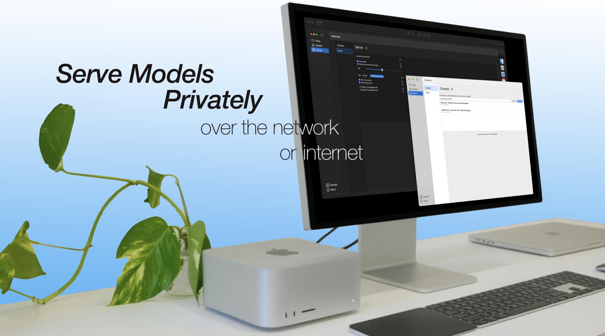 Serve models privately